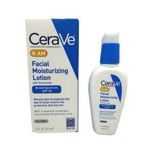 CeraVe AM Facial Moisturizing Lotion Broad Spectrum SPF 30 - 2 fl oz / 60 ml